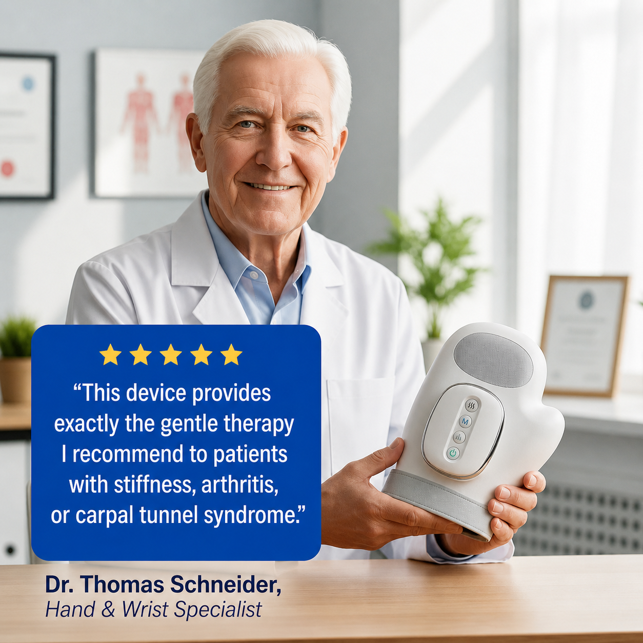 3-in-1 Smart Hand Massager™ – Relief for Numbness, Stiffness & Hand Pain